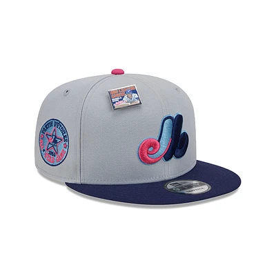 Montreal Expos MLB X Big League Chew Blue Raspberry 9FIFTY Snapback