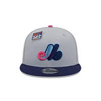 Montreal Expos MLB X Big League Chew Blue Raspberry 9FIFTY Snapback