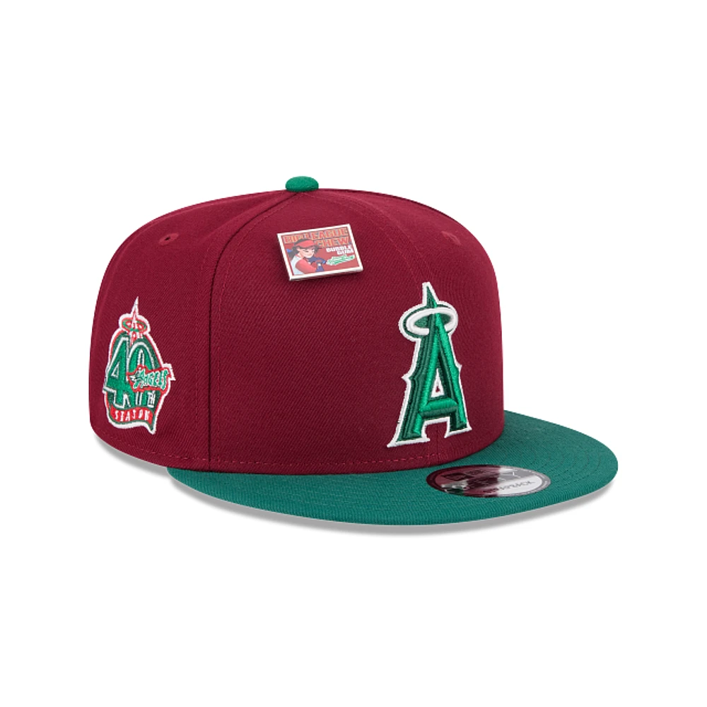 Los Angeles Angels MLB X Big League Chew Slammin Strawberry 9FIFTY Snapback