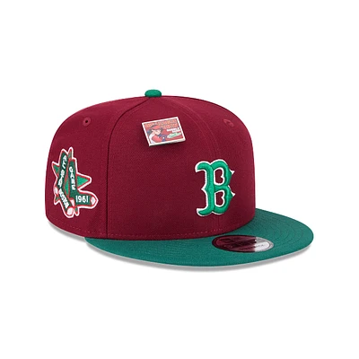 Boston Red Sox MLB X Big League Chew Slammin Strawberry 9FIFTY Snapback