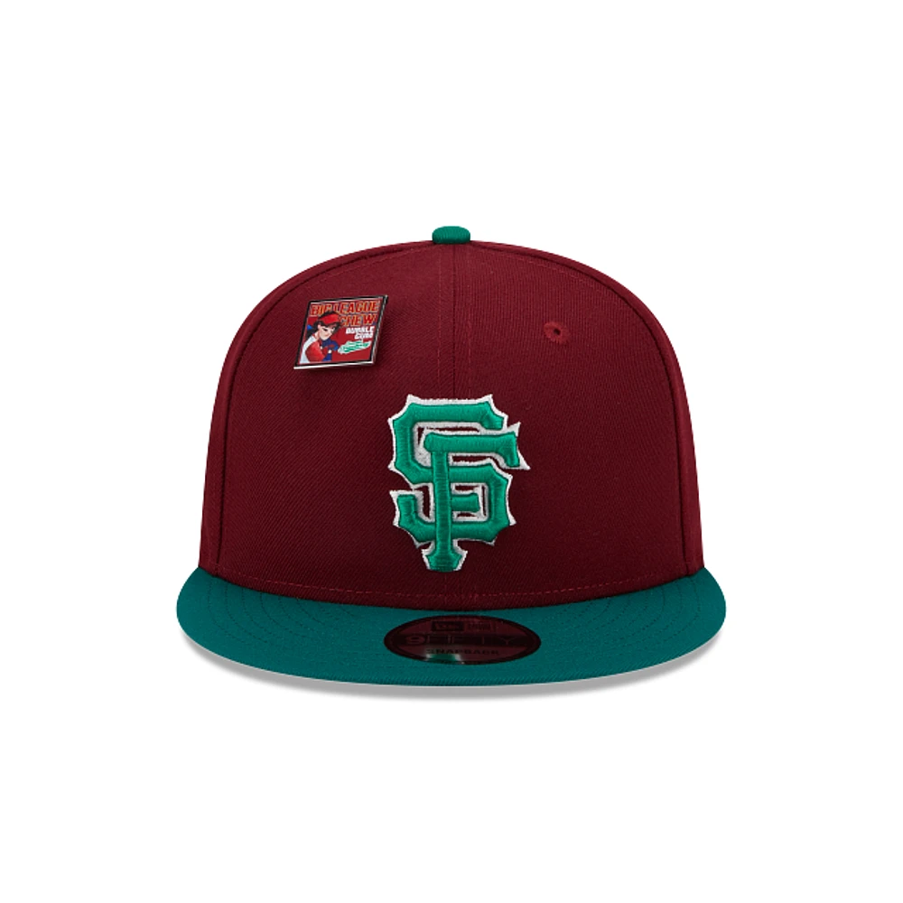 San Francisco Giants MLB X Big League Chew Slammin Strawberry 9FIFTY Snapback