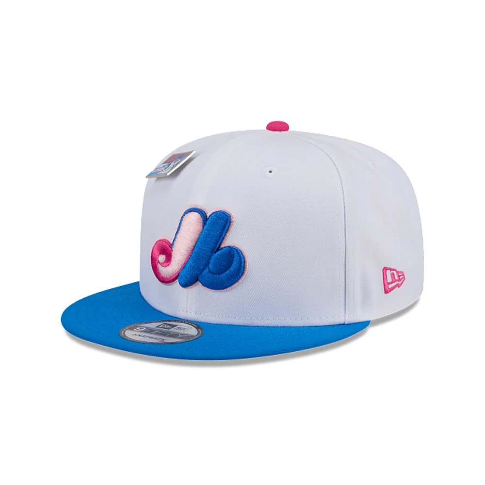 Montreal Expos MLB X Big League Chew Cotton Candy 9FIFTY Snapback