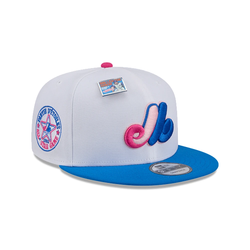 Montreal Expos MLB X Big League Chew Cotton Candy 9FIFTY Snapback