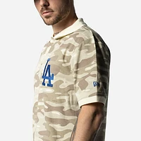 Playera Manga Corta Polo Los Angeles Dodgers MLB Fairway