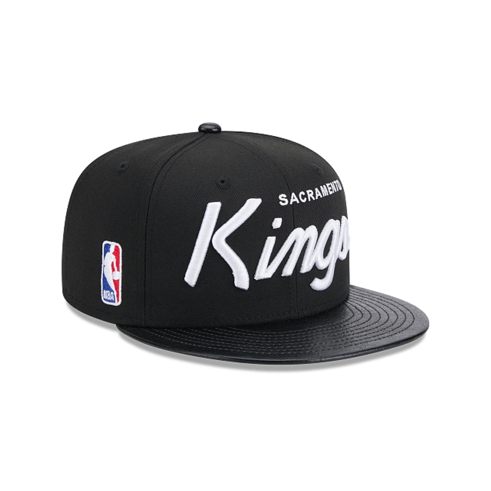 Sacramento Kings NBA Faux Leather 9FIFTY Snapback