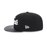 Denver Nuggets NBA Faux Leather 9FIFTY Snapback