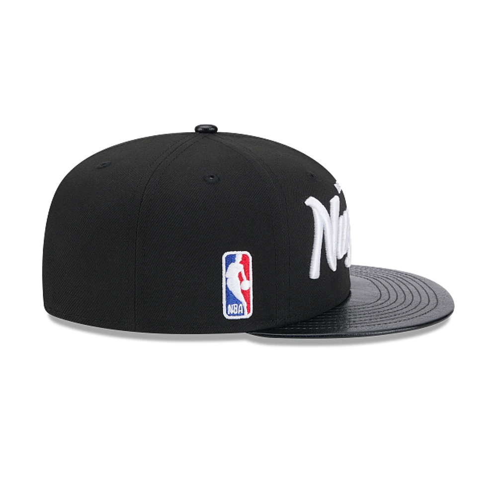 Denver Nuggets NBA Faux Leather 9FIFTY Snapback