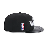 Golden State Warriors NBA Faux Leather 9FIFTY Snapback