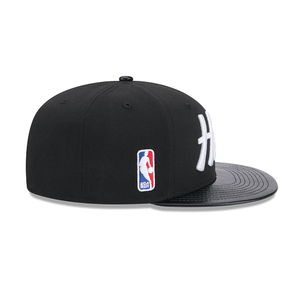 Miami Heat NBA Faux Leather 9FIFTY Snapback