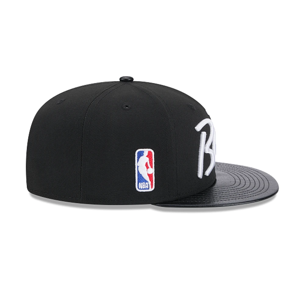 Chicago Bulls NBA Faux Leather 9FIFTY Snapback