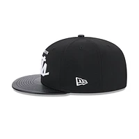 Brooklyn Nets NBA Faux Leather 9FIFTY Snapback