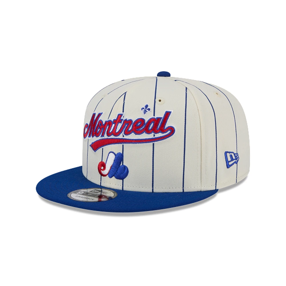 Montreal Expos MLB Jersey Pinstripe 9FIFTY Snapback