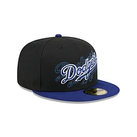 Los Angeles Dodgers MLB Shadow Stitch 59FIFTY Cerrada