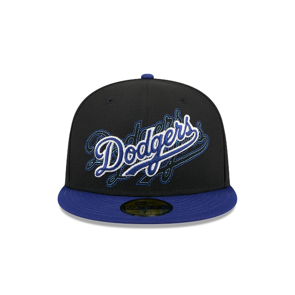 Los Angeles Dodgers MLB Shadow Stitch 59FIFTY Cerrada