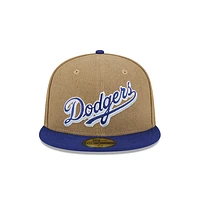 Los Angeles Dodgers MLB Canvas Crown 59FIFTY Cerrada