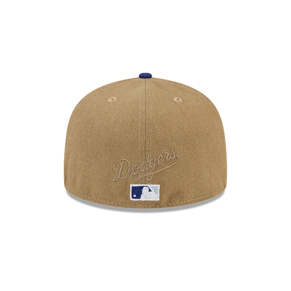 Los Angeles Dodgers MLB Canvas Crown 59FIFTY Cerrada