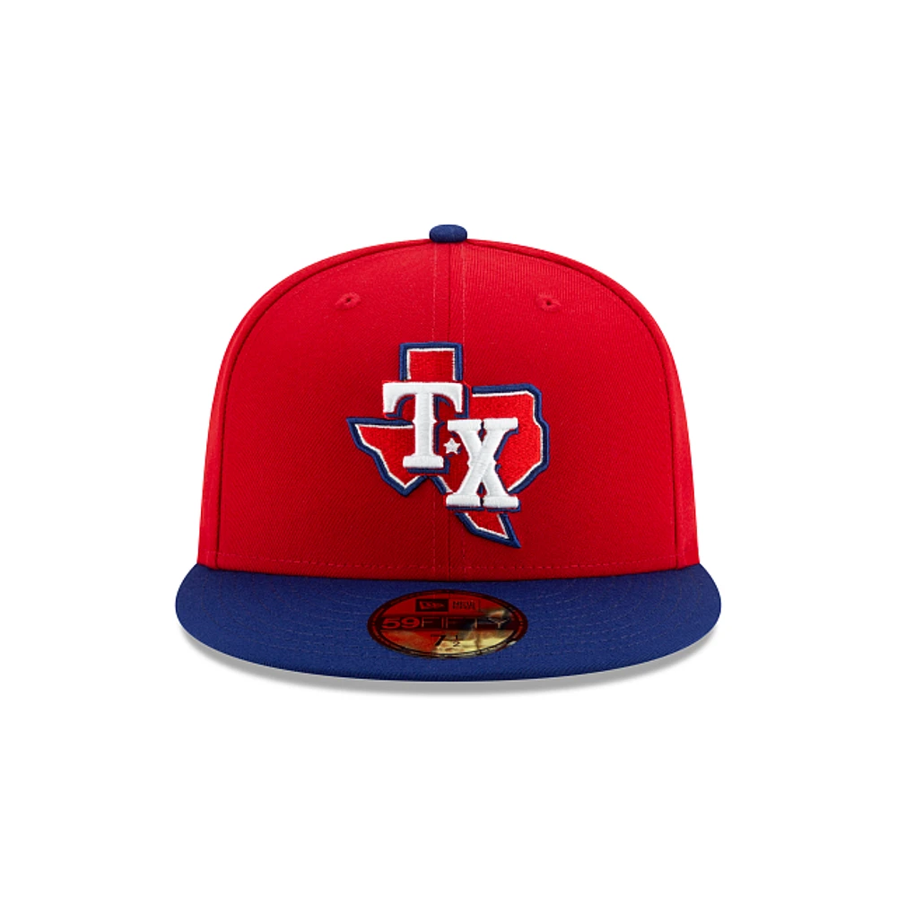 Texas Rangers Authentic Collection 59FIFTY Cerrada