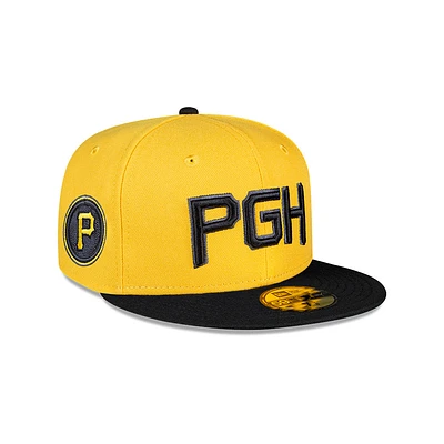 Pittsburgh Pirates PGH MLB City Connect 59FIFTY Cerrada