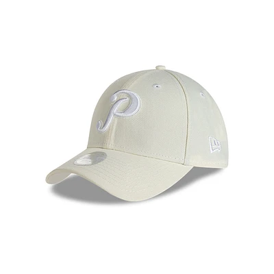 Pericos de Puebla LMB Core 9FORTY Strapback Blanca para Mujer