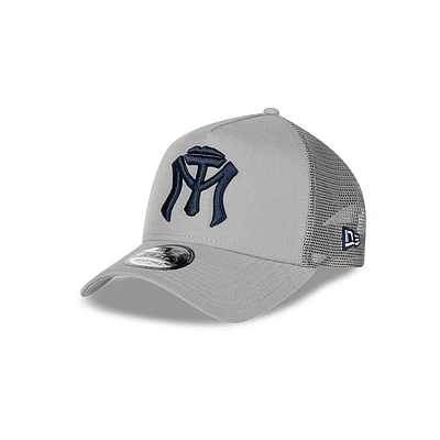 Sultanes de Monterrey LMB Core 9FORTY AF Trucker Snapback Gris