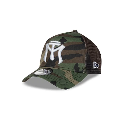 Sultanes de Monterrey LMB Core 9FORTY AF Trucker Snapback Camo