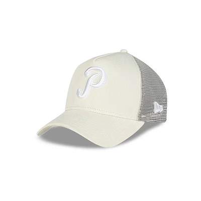 Pericos de Puebla LMB Core 9FORTY AF Trucker Snapback Blanca