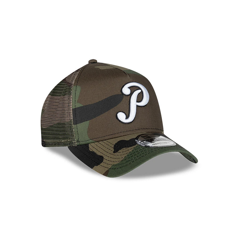 Pericos de Puebla LMB Core 9FORTY AF Trucker Snapback Camo