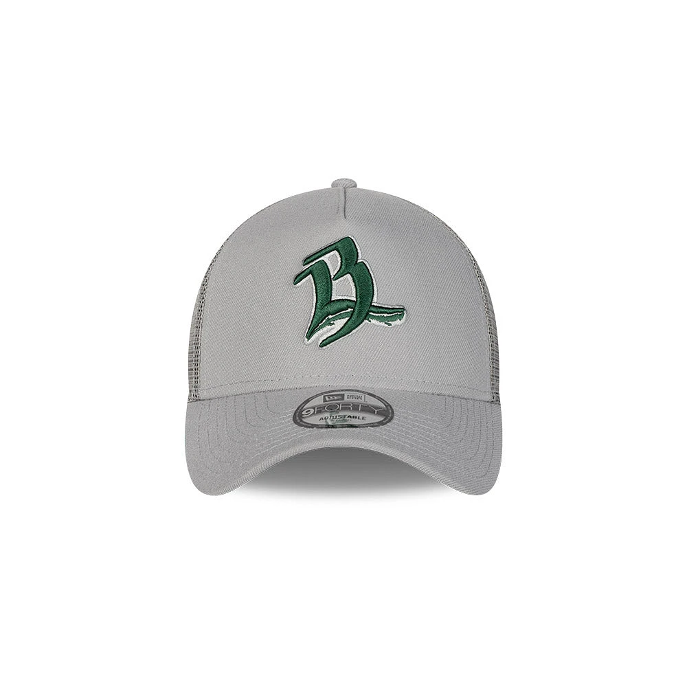 Bravos de León LMB Core 9FORTY AF Trucker Snapback Gris