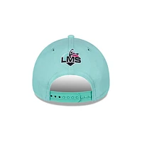 Diablos Rojos del México LMS Game Cap Away 9FORTY Snapback para Mujer