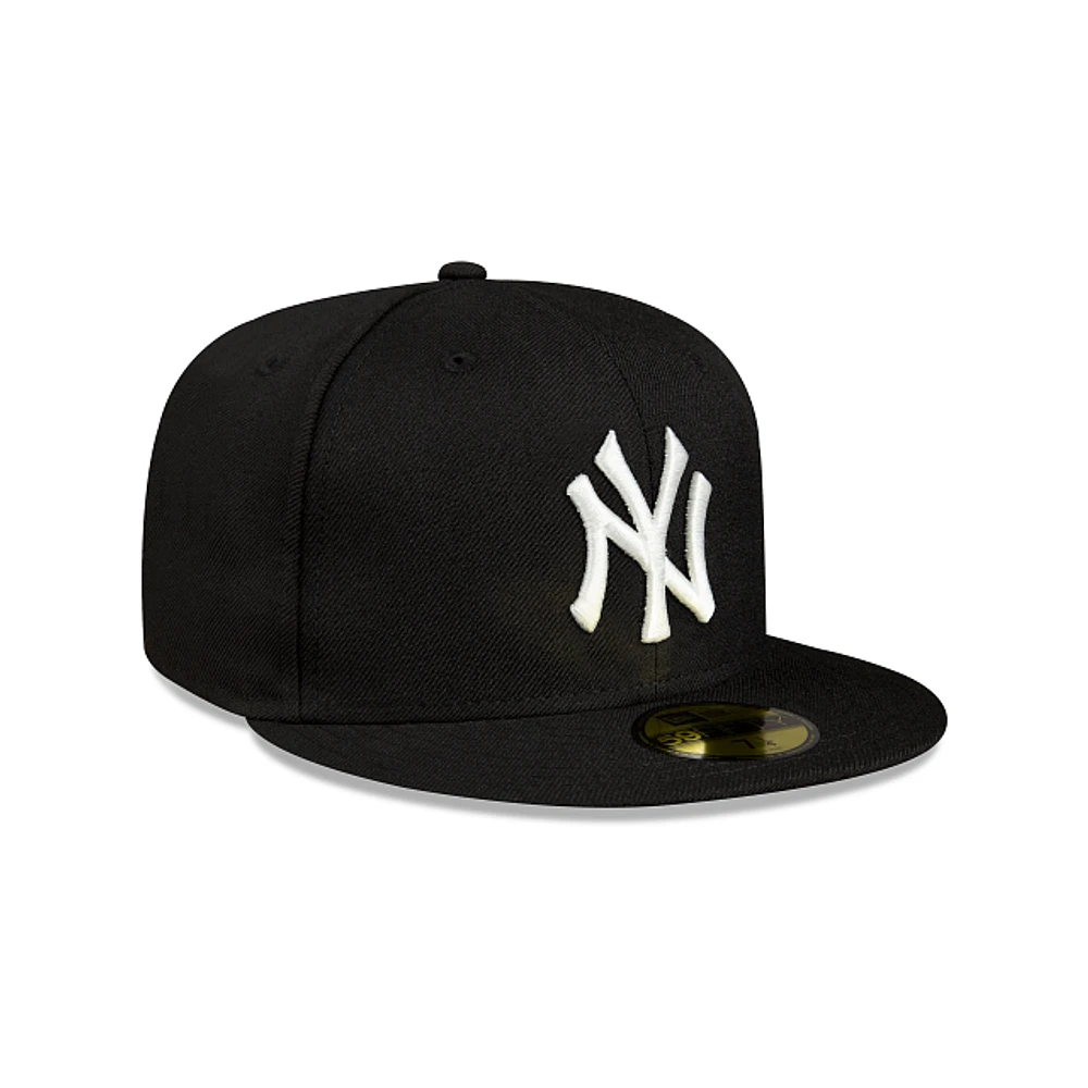 New York Yankees Top Sellers Black and White 59FIFTY Cerrada