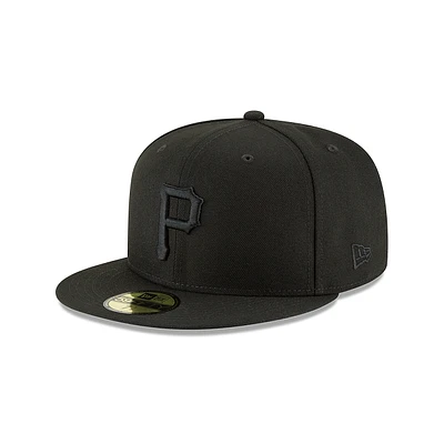 Pittsburgh Pirates MLB Black On 59FIFTY Cerrada