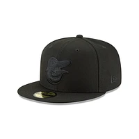 Baltimore Orioles MLB Black On 59FIFTY Cerrada