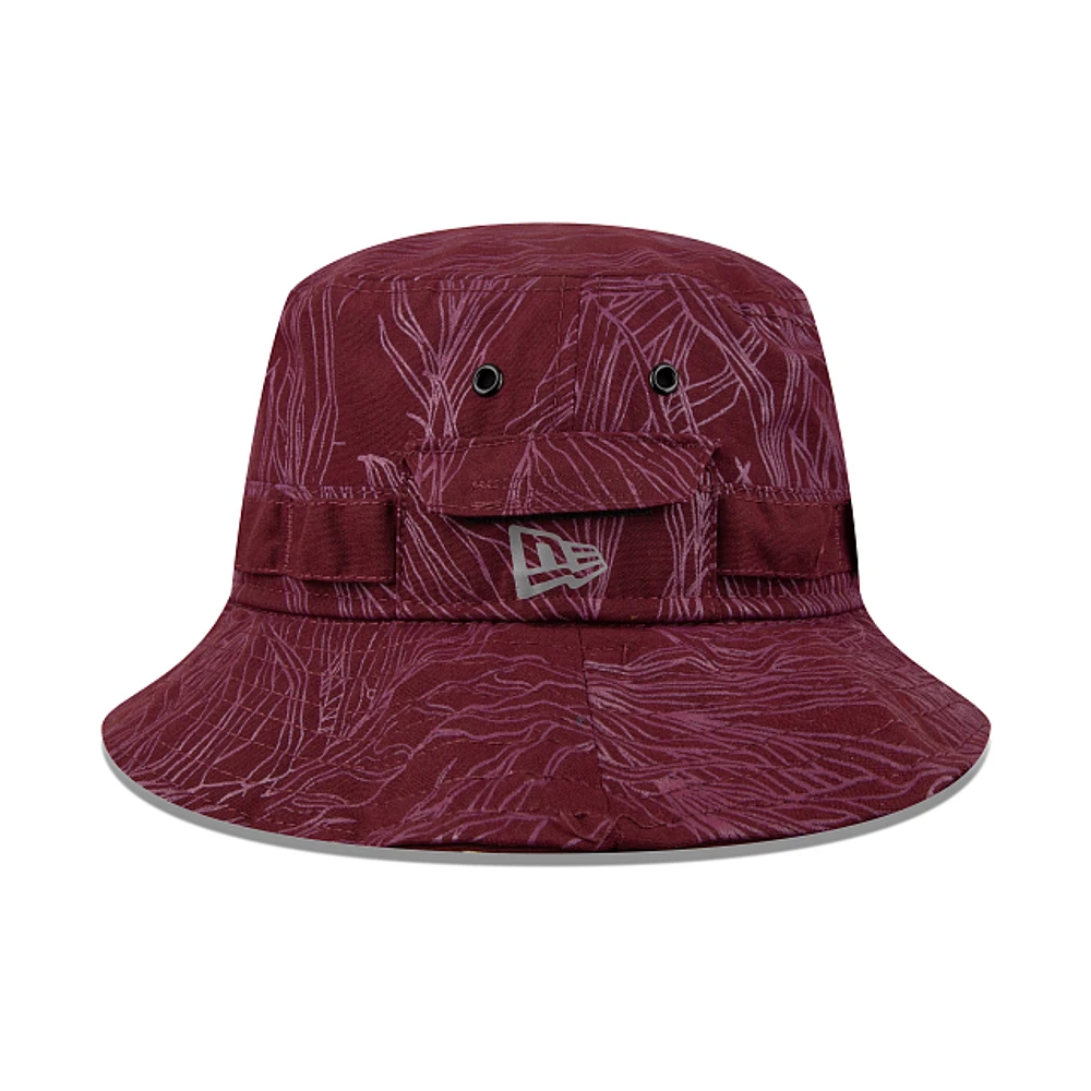 New Era Adventure Leaf Camo Bucket Vino