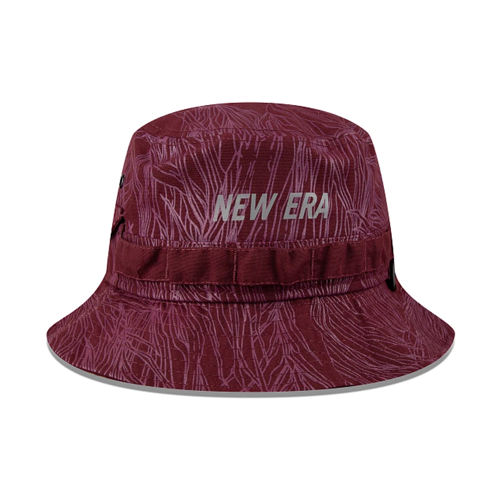 New Era Adventure Leaf Camo Bucket Vino