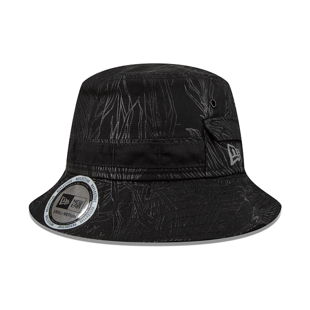 New Era Adventure Leaf Camo Bucket Negro