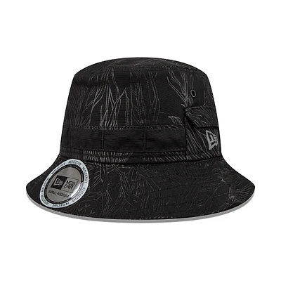 New Era Adventure Leaf Camo Bucket Negro