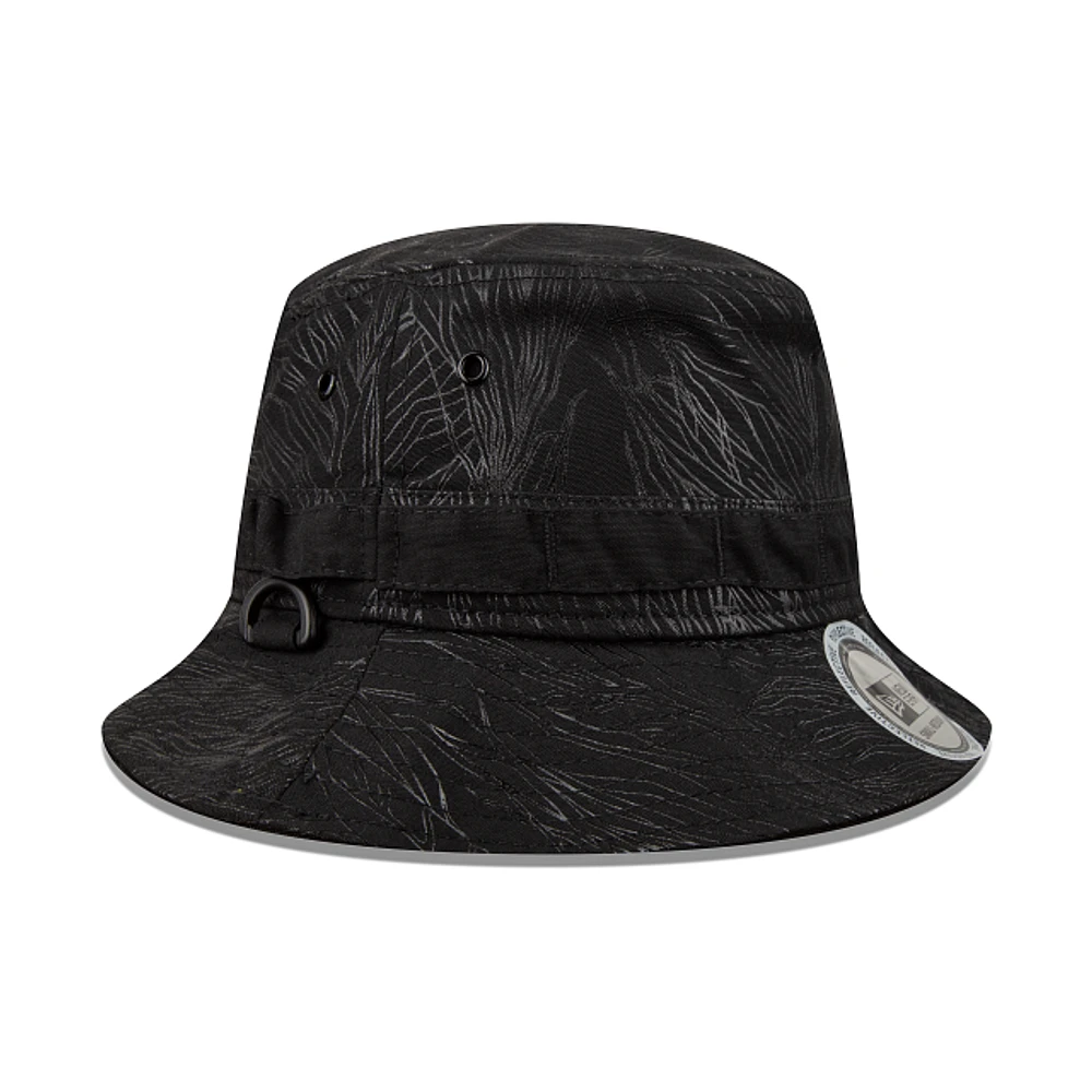 New Era Adventure Leaf Camo Bucket Negro