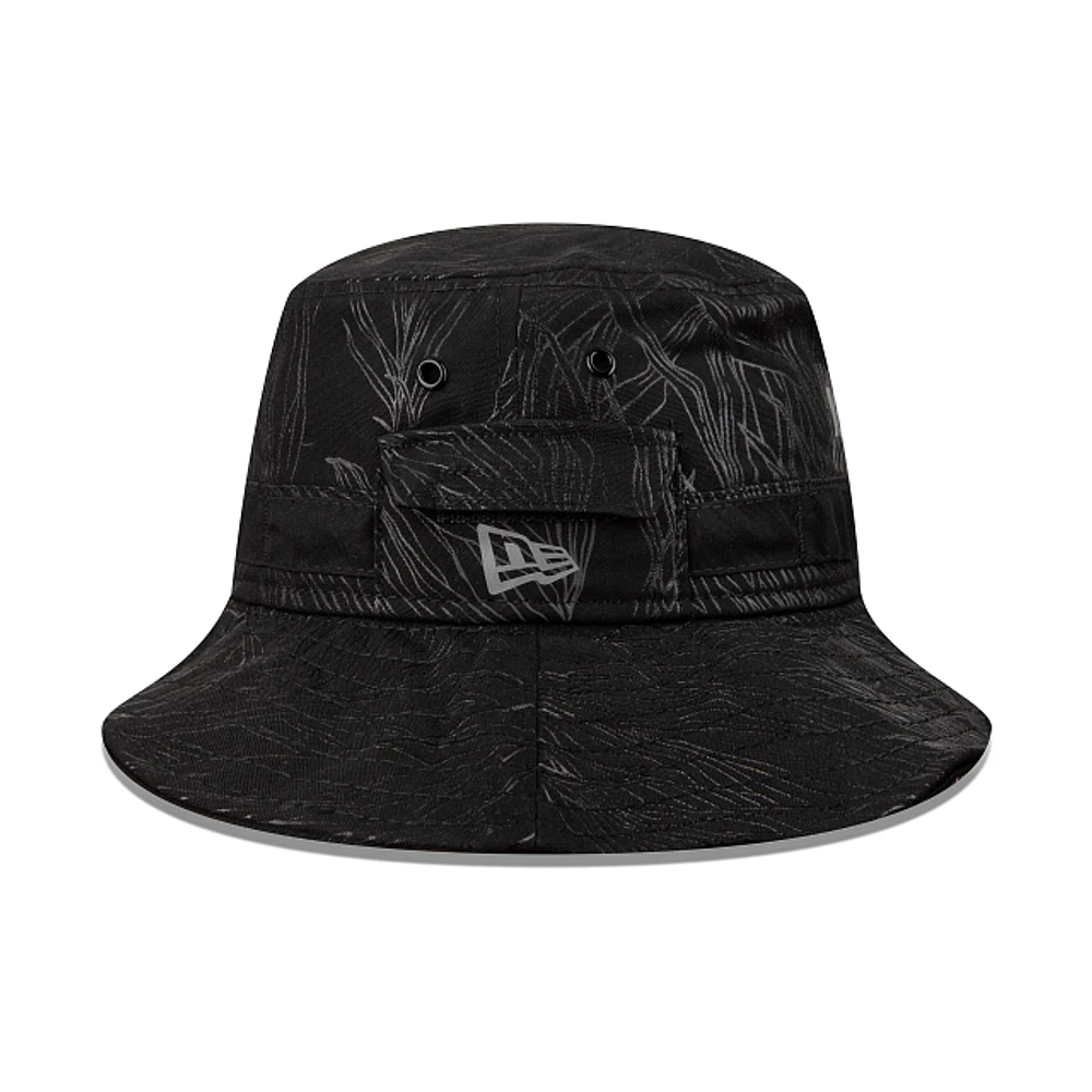 New Era Adventure Leaf Camo Bucket Negro