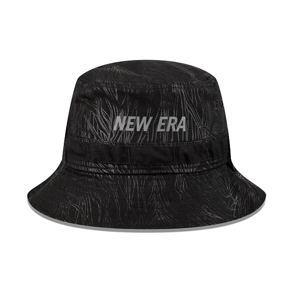 New Era Adventure Leaf Camo Bucket Negro