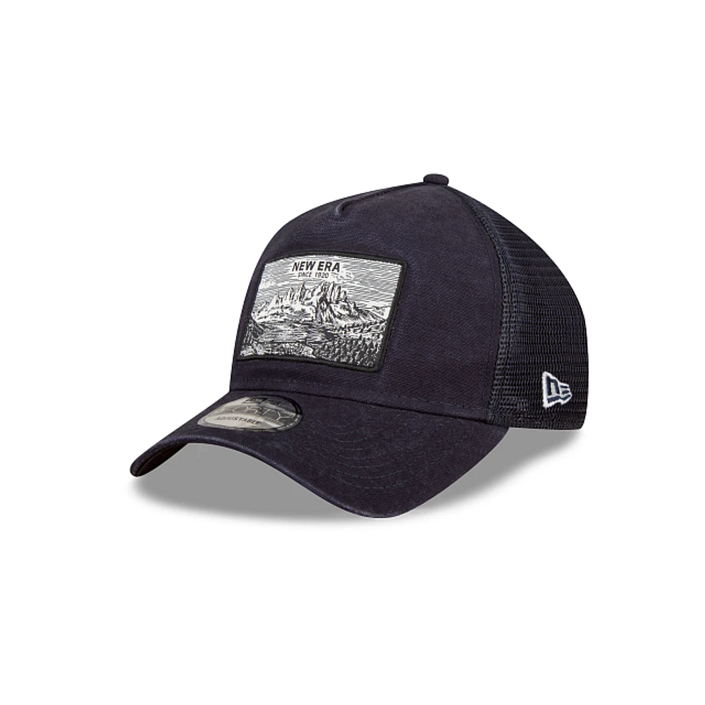 New Era Engraving Mountain 9FORTY AF Strapback Azul