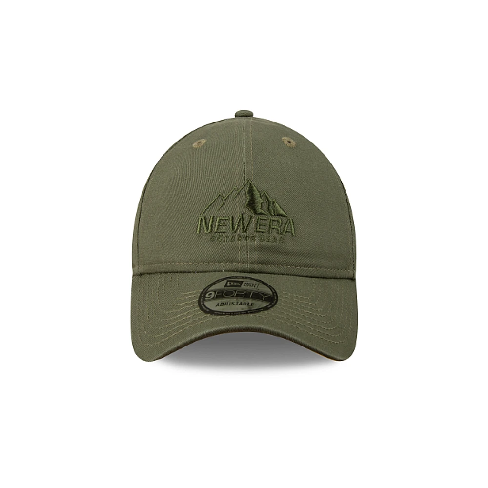 New Era Outdoor Basic Logo 9FORTY Strapback Verde