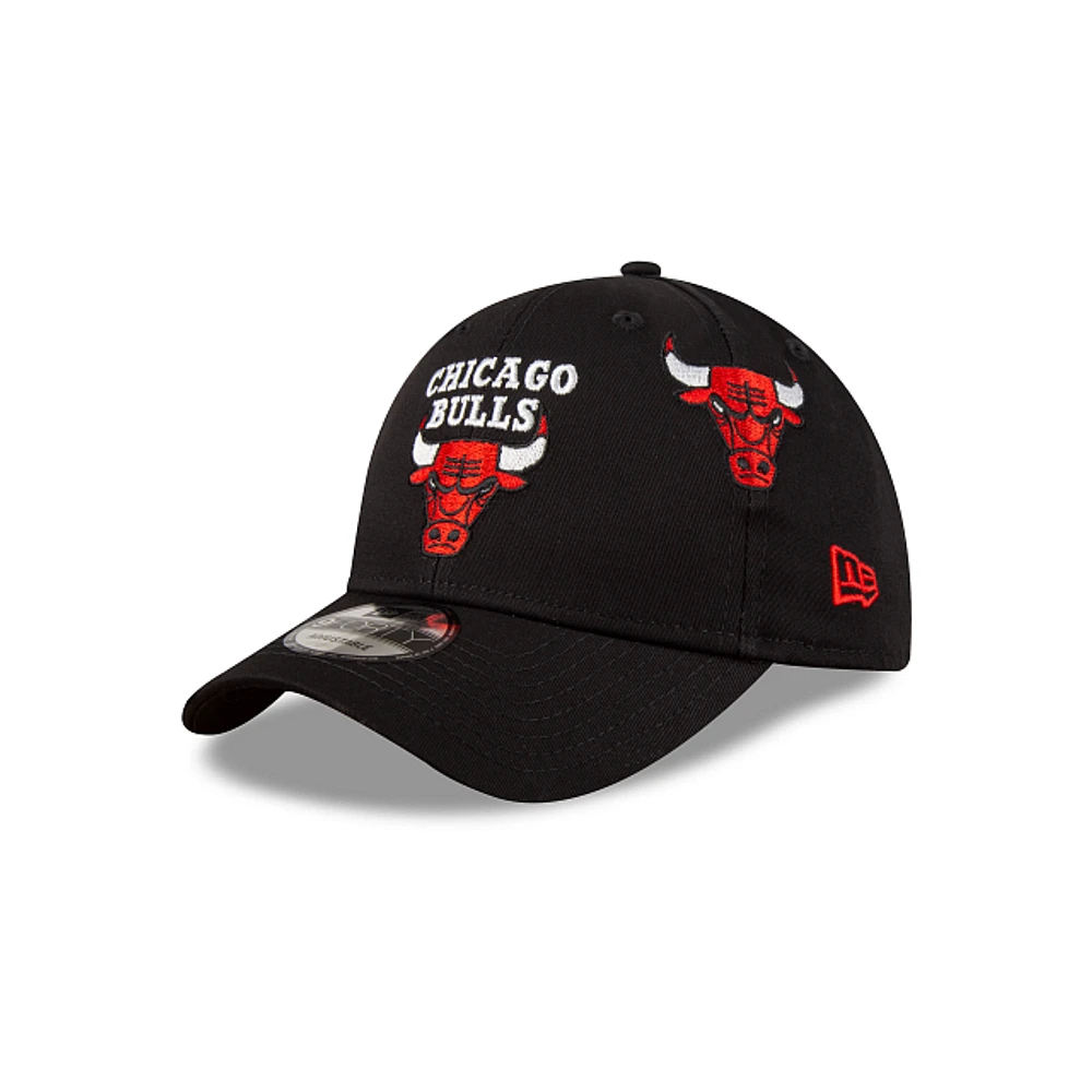 Chicago Bulls Multi Logos League 9FORTY Strapback