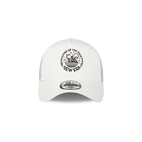 New Era Mountain Logo 9FORTY AF Strapback Blanco