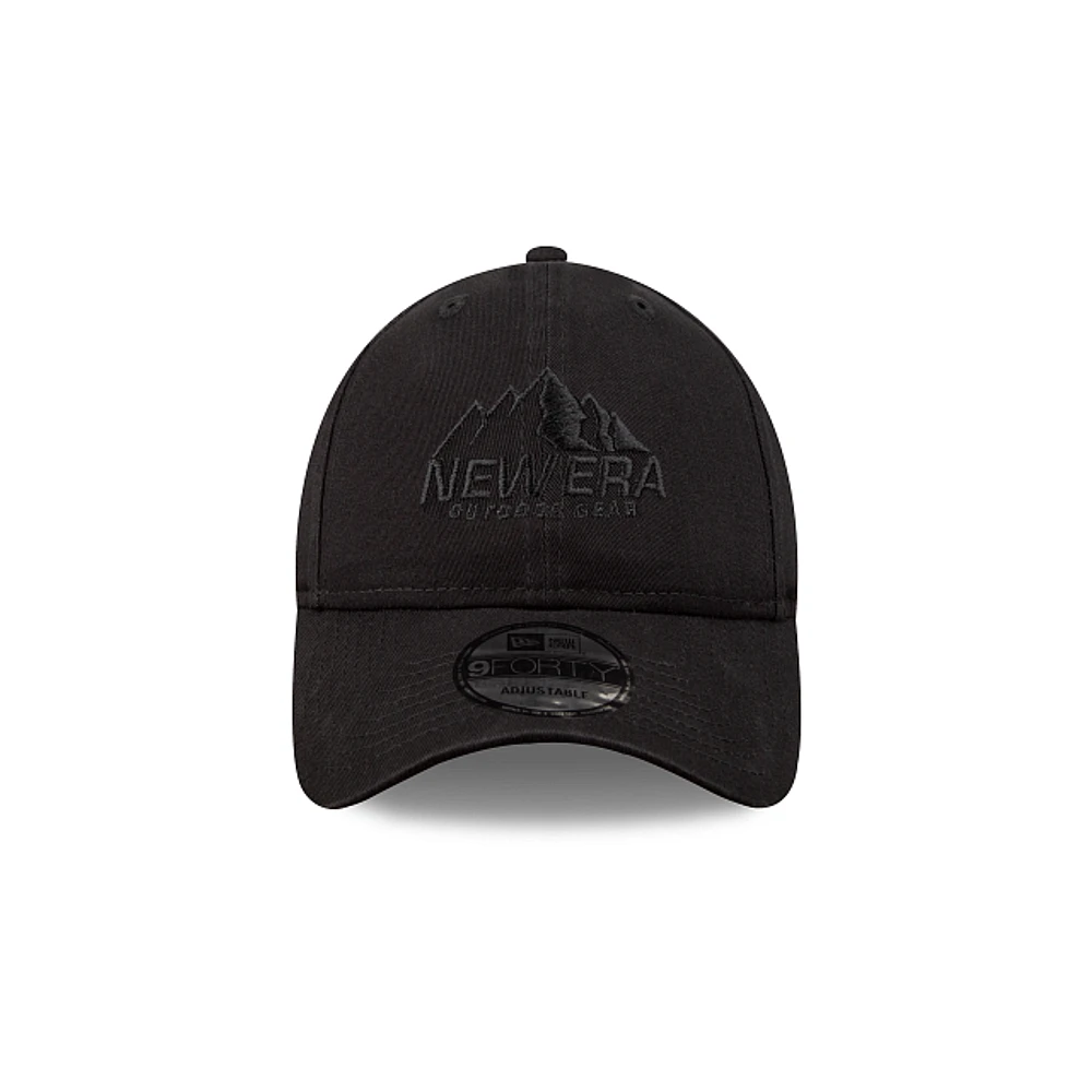 New Era Outdoor Basic Logo 9FORTY Strapback Negra