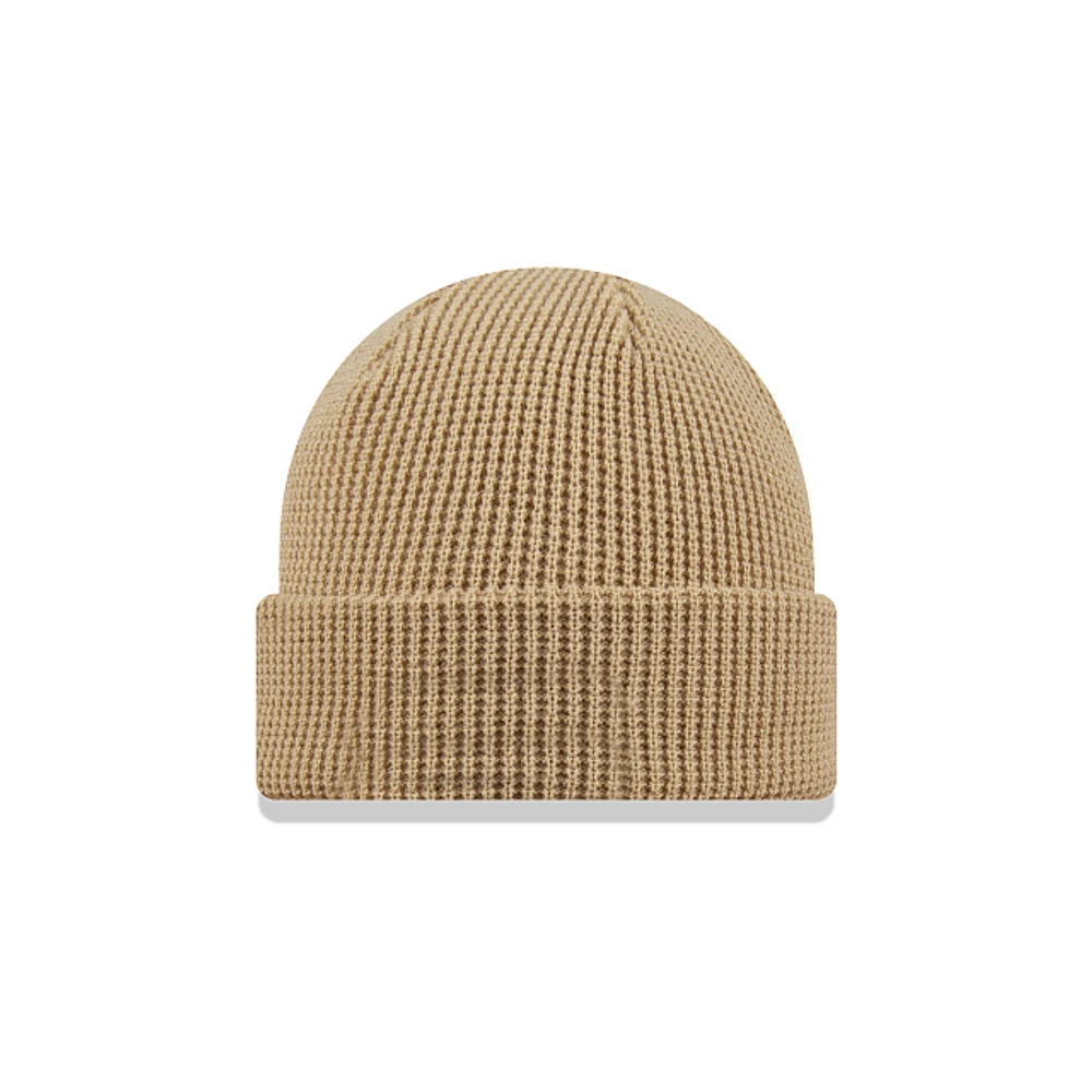 New Era Waffle Short Knit Camel