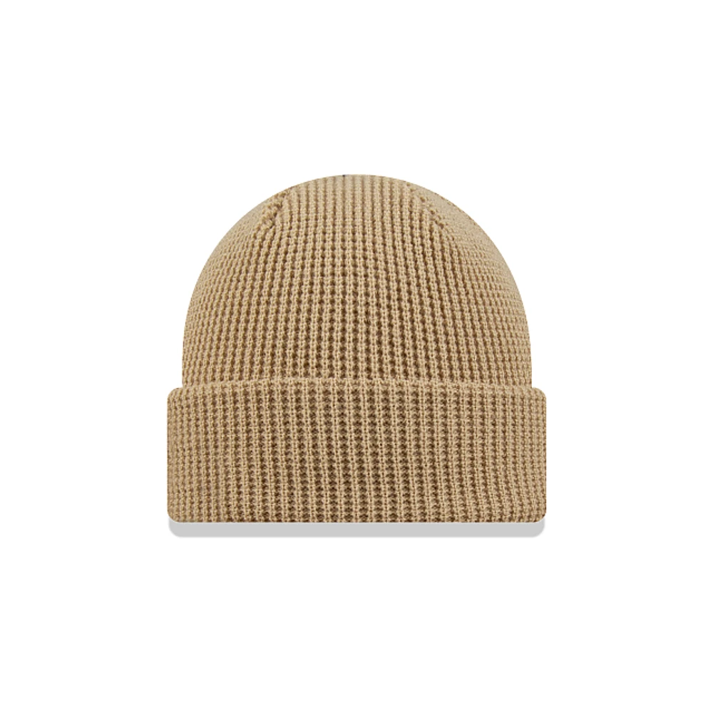 New Era Waffle Short Knit Camel