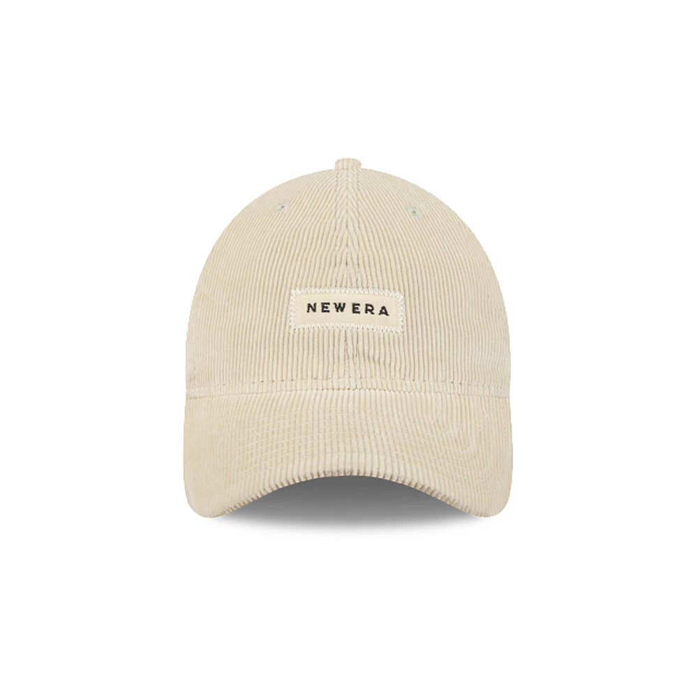 New Era Label Corduroy 9FORTY Strapback Beige