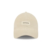 New Era Label Corduroy 9FORTY Strapback Beige