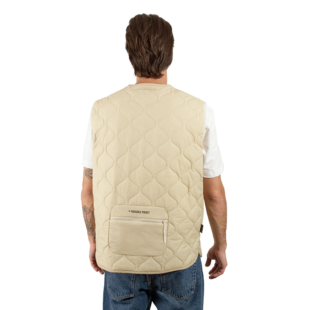 Chaleco New Era Outdoor Qui Packable Beige