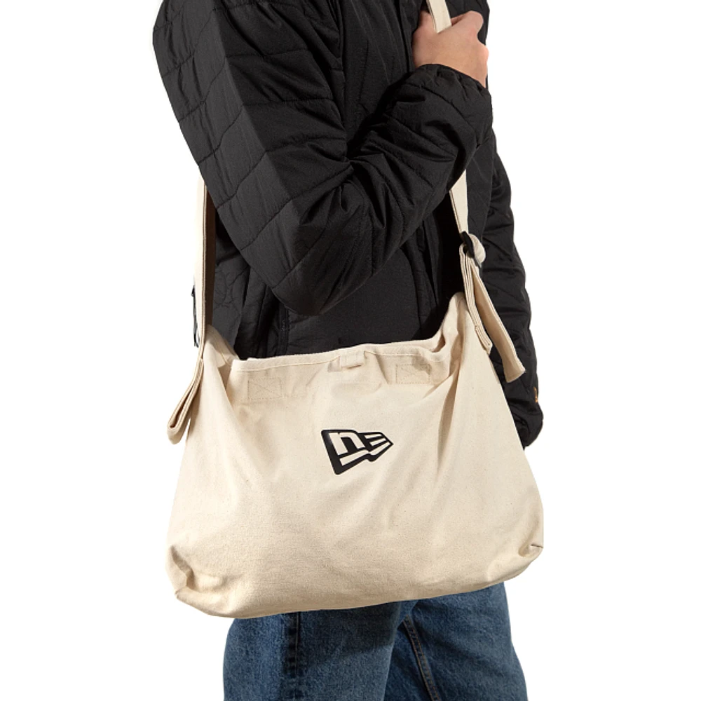 Shoulder Bag New Era Canvas Beige